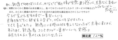 兵庫に来てからあらためて新潟産コシヒカリが一番おいしいと実感